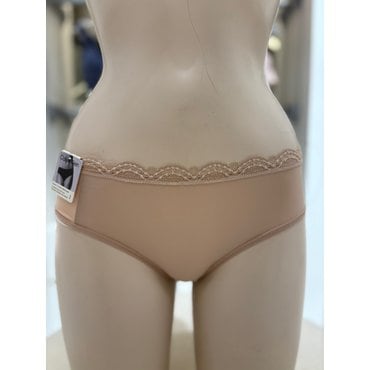 Calvin Klein Underwear 여성 레이스 트림 힙스터 팬티 (QD5273-7NS)