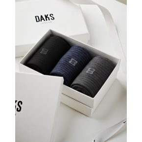 DBSS5E005BK [25SS][남성중목3족] 남성 솔리드 골지 중목 3족세트