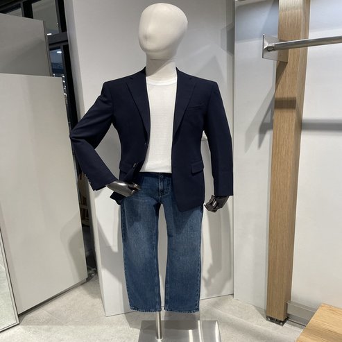 지이크 S/S 지이크 네이비 캐쥬얼 자켓 (PI2025NV)