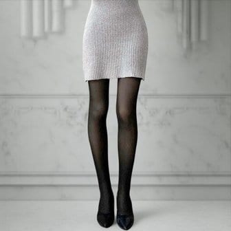 신세계라이브쇼핑 [옷자락] 여성 겨울 기모 안감 착용감 좋은 블랙 쫀쫀 스판 스타킹