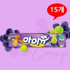 올인원마켓 [크라운] 마이쮸 포도 44gx15개
