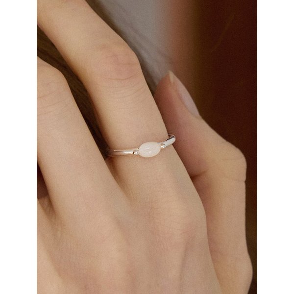 [실버925] 뮤 페일 오벌 오픈 반지