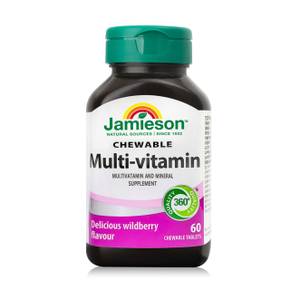 츄어블 멀티비타민 미네랄 60정 (1350mg x 60정) 2개월분