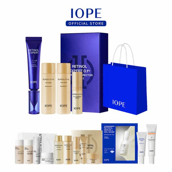 [내일도착/단독]아이오페 레티놀 엑스퍼트 0.1% 링클코렉터 30ml(여행용 15종+쇼핑백)