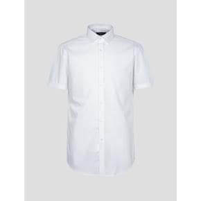 스트레치 트윌 드레스 반팔 셔츠  화이트 (MA3465RS11)