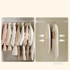 KIORAN 1+1+1 EVA 진공 압축 옷장용 먼지 커버 의류 먼지 방지 압축백 소형/중형/대형
