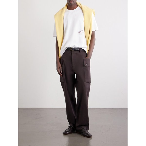 드레익스 블랙쏜 자수 코튼 저지 티셔츠 46376663162975069