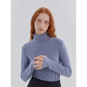 WARMER TURTLENECK TOP_BLUE