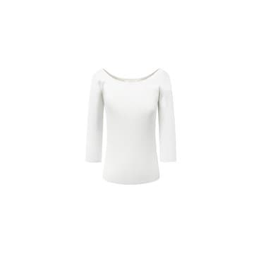 샵아모멘토 아모멘토 25SS Scoop Neck Knit Top (2 Colors)