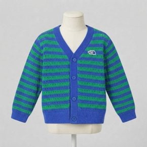 노스페이스 키즈 키즈 스트라이프 가디건 BLUE NJ5SS01S