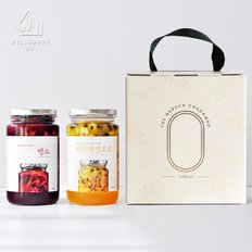 프리미엄 수제청 2구 선물세트 3호(패션파인코코,뱅쇼)
