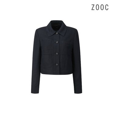 ZOOC 린넨 블렌드 셔츠형 자켓 DN_V242MSF934