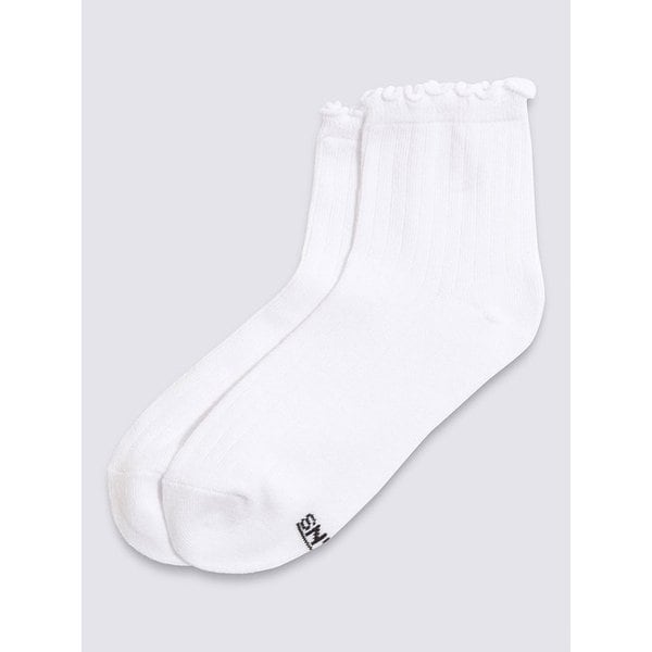 [반스 공식] 레터스 해브 잇 하프 크루 삭스/ VN000NCYWHT1