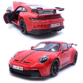 /마이스토 1:18 마이스토 포르쉐 911 GT3 스트라이프 레드 미니카