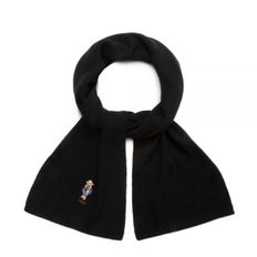 POLO RALPHLAUREN 폴로 랄프로렌 홀리데이 베어 자수 울 머플러 (PC1040-001) (베어 스카프)