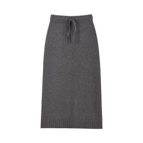 String Pocket Wool Skirt