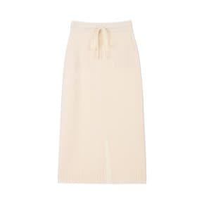 String Pocket Wool Skirt