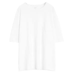 25SS 르메르 반팔 티셔츠 TO1382 LJ1010 001 WHITE DOM