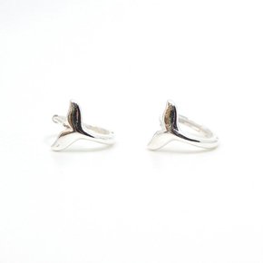 925Silver 민자 고래꼬리 원터치 귀걸이 OPHEE1782