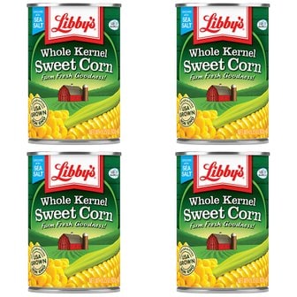  리비스 스위트콘 옥수수 Whole Kernel Sweet Corn 432g 4개