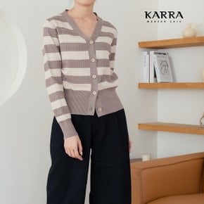 KARRA 플로우스트라이프가디건_KB2FCD008A