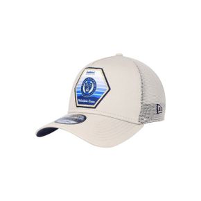 3769325 New Era Mens Cream Philadelphia Union Established Patch 9FORTY A-Frame Trucker Adj