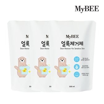 마이비 얼룩제거제 리필 300ml 3팩 / 과일물 찌든때 와이셔츠 흰옷