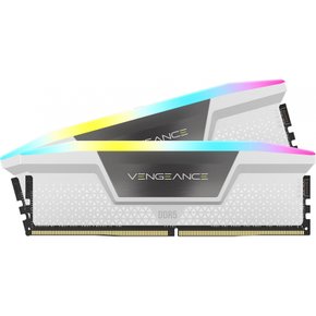 CORSAIR DDR5-5600MHz VENGEANCE RGB DDR5 (PC5-44800) Intel XMP 32GB CMH32GX5M2B5600C40W