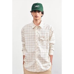 남성 (M)CORNIL-CHECKED OVERSHIRT_WHITE_LSVA0BL44MWH10