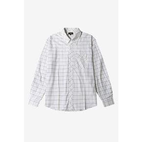남성 (M)CORNIL-CHECKED OVERSHIRT_WHITE_LSVA0BL44MWH10