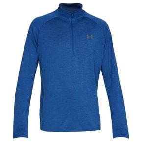 맨즈 UA 테크 Half-Zip Pullover 스웻셔츠 - 로얄 블루 5770481 857062