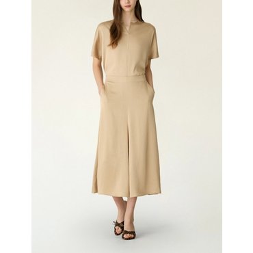 DKNY 스티치 A라인 스커트 시즌오프 30% (DW2F3WSC455L)