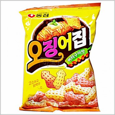  농심 오징어집 버터구이맛 83g 10개