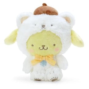 산리오 SANRIO 봉제 인형 폼폼푸린 푸딩 POMPOMPURIN 보들보들 스노우