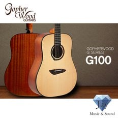 [고퍼우드] 어쿠스틱기타 G100 NA 유광 D바디