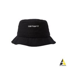 CARHARTT 칼하트 윕 코튼 버킷 모자 블랙 I0299370