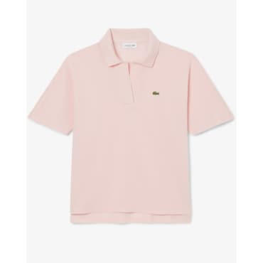 라코스테 (여성) 25SS 뉴 헤리티지 폴로셔츠  PF1123-55G ADY(라이트핑크)