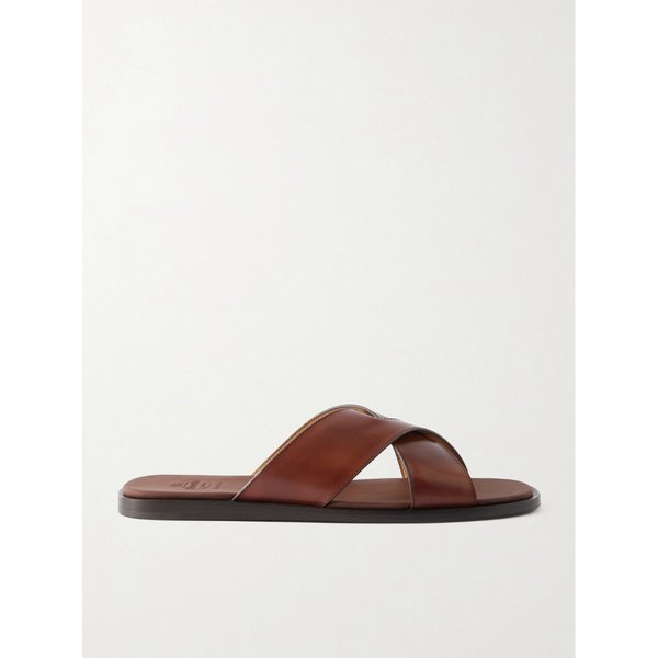 옥클리 가죽 슬라이드 46376663162995638