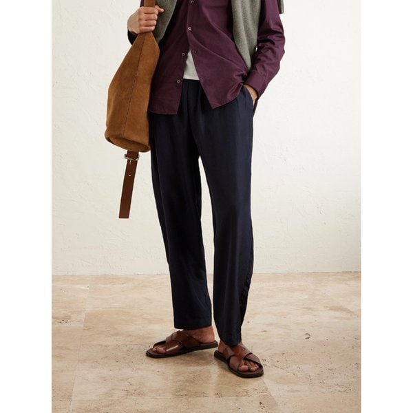 옥클리 가죽 슬라이드 46376663162995638