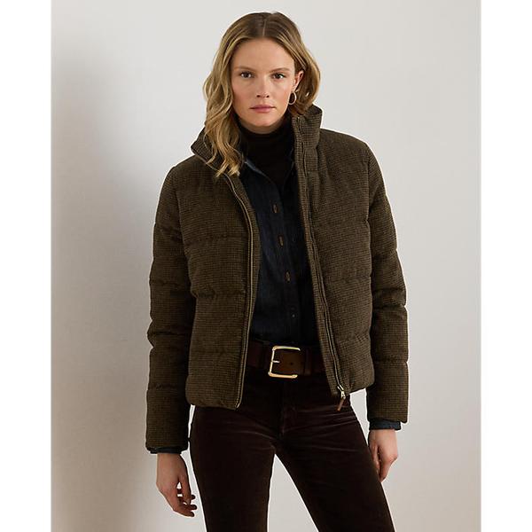 체크 퀼트 퍼퍼 재킷(WMLROTWS2820659200)