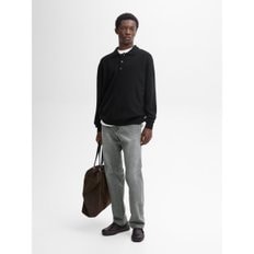 Polo neck knitted jumper wool blend 00938317800