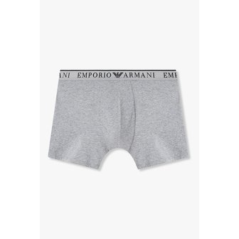 EMPORIO ARMANI 남성 로고 밴딩 코튼 드로즈 0815312078000