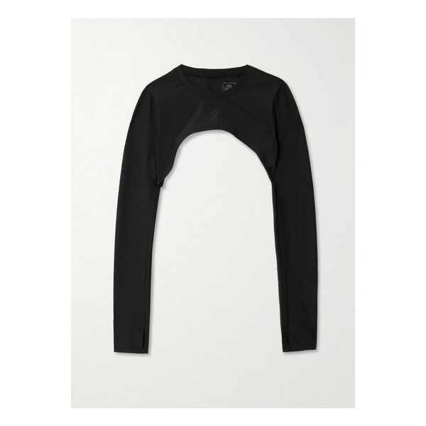 러닝 스튜디오  스트레치 저지 볼레로 블랙 46376663162951796