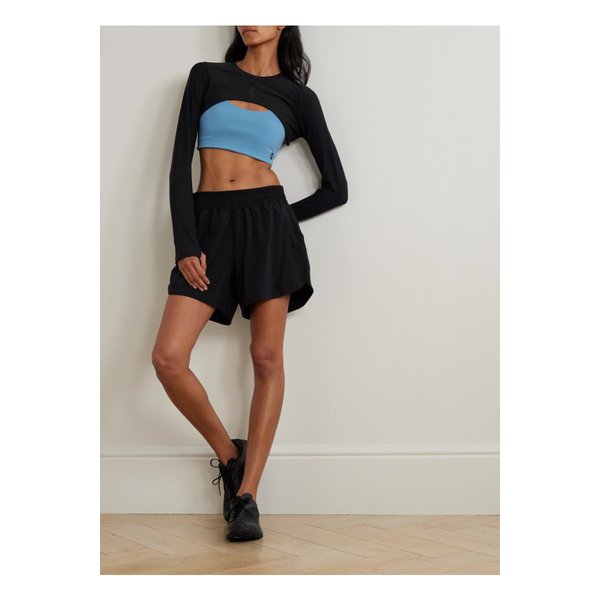 러닝 스튜디오  스트레치 저지 볼레로 블랙 46376663162951796