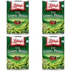 리비스 자른 그린 빈스 콩 Libbys Canned Cut Green Beans 411g 4개