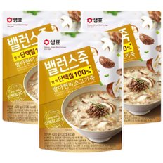 샘표 밸런스죽 발아 현미 소고기죽 420g x 3개