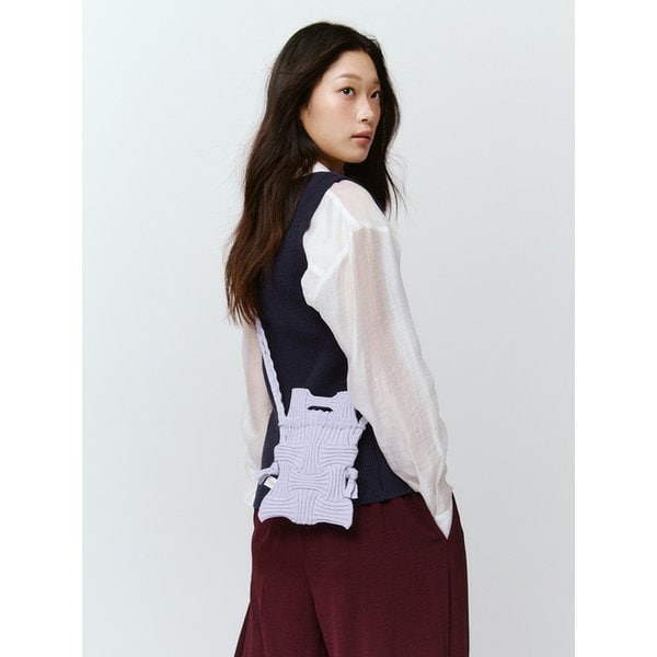 미니크로스보우백 글리터페일퍼플