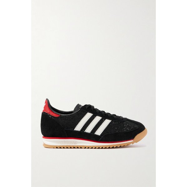 SL 72 OG 스웨이드 가죽 트리밍 크리스탈 장식 메쉬 스니커즈 46376663162980562