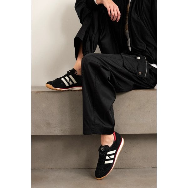 SL 72 OG 스웨이드 가죽 트리밍 크리스탈 장식 메쉬 스니커즈 46376663162980562