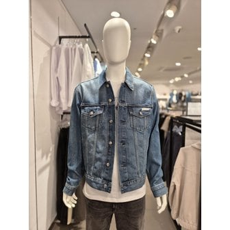 Calvin Klein [여주점] [캘빈클라인 CK] 남성 미드 블루 데님 자켓 (4LB772G-WAH)
